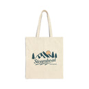 Steamboat, Colorado Cotton Canvas Tote Bag - 15" x 16"-1