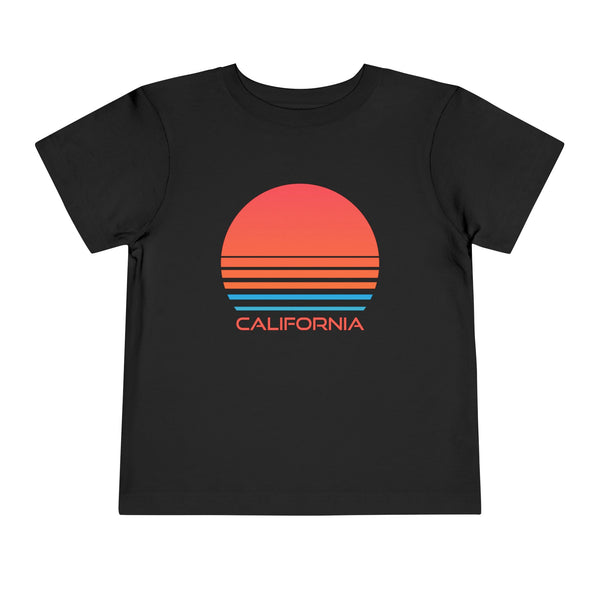 California Toddler T-Shirt - Retro 80s Unisex Toddler California Shirt