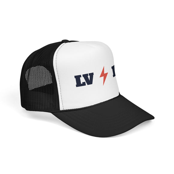 Las Vegas, Nevada Retro Trucker Hat - Lightning Foam Cap