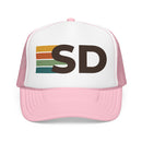 San Diego, California Trucker Hat - SD Abbr retro cap-4