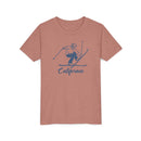 California Youth Vintage Snow Ski Graphic Tee - Kids T Shirt-6