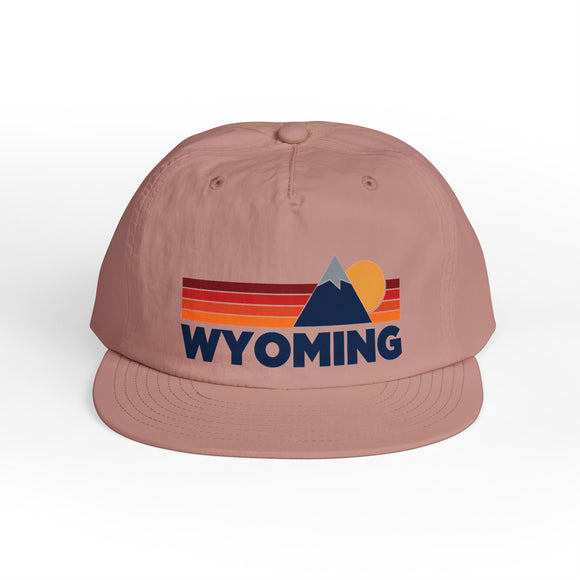 Wyoming Mountain Surf Cap | Retro Light Weight Cap
