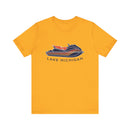 Lake Michigan T Shirt - Jetski Boating Graphic Lake Michigan Tee-2