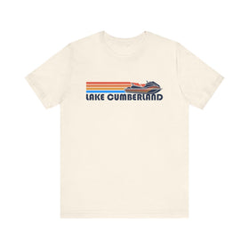 Lake Cumberland, Kentucky T Shirt - Retro Jetski PWC Graphic Tee - 0