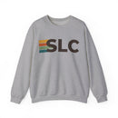 Salt Lake City, Utah SLC Retro Stripe Sweatshirt-3