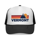 Vermont Retro Mountains Trucker Hat - Vintage Style Vermont Cap-2