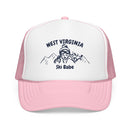 West Virginia Ski Babe Trucker Hat — Foam Mesh Cap-1