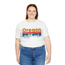 Oregon T-Shirt - Mountain Sunset Unisex Oregon Shirt-16