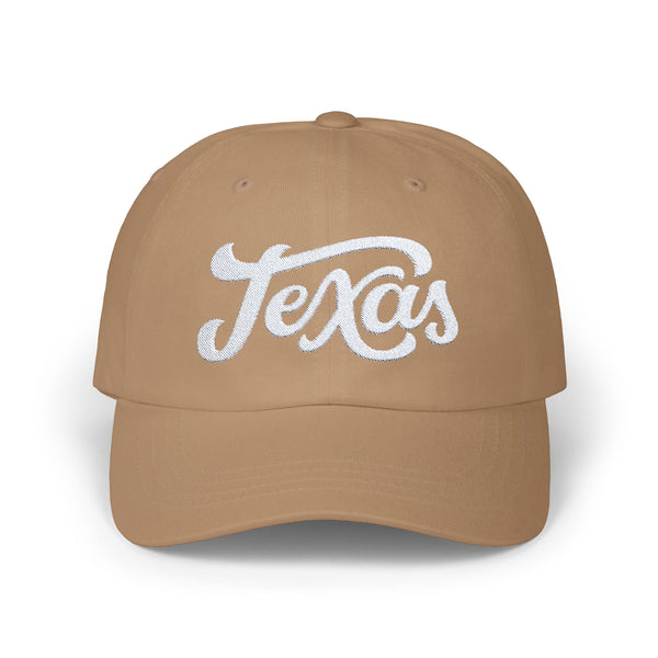 Texas Dad Hat - Embroidered Texas Classic Dad Cap