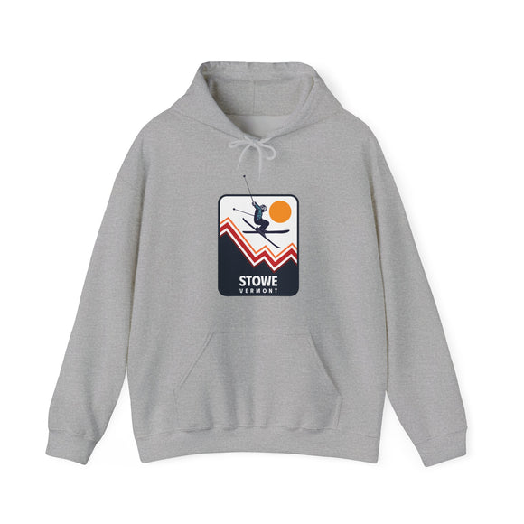 Stowe, Vermont Hoodie - Unisex Snow Ski Jump Stowe Hoodie Sweatshirt