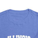 Illinois Toddler Graphic Tee - Kids Illinois Vacation T-Shirt-11