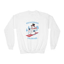 Breckenridge, Colorado Youth Crewneck Sweatshirt - Ski Snowman Unisex Kid's Breckenridge, Colorado Sweatshirt-1