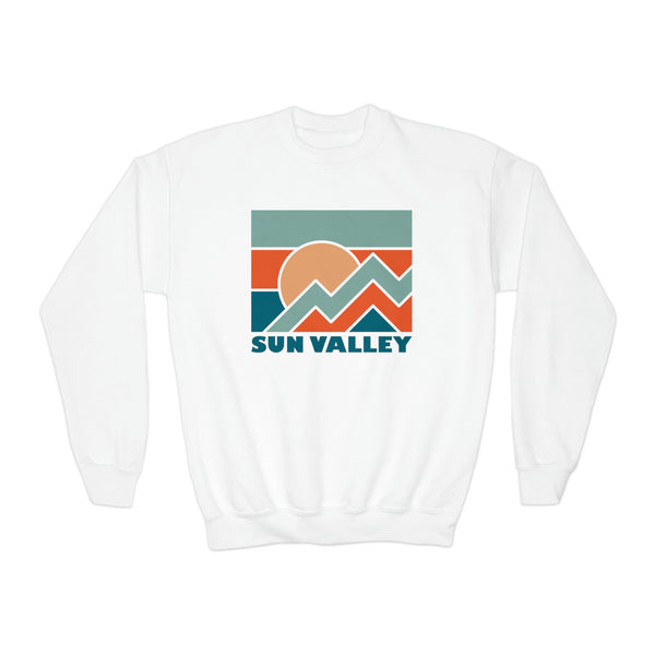 Sun Valley, Idaho Youth Sweatshirt - Unisex Kid's Sun Valley Crewneck Sweatshirt