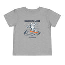 Mammoth Lakes, California Yeti Snowboard Toddler Tee-4