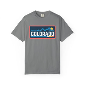 Buy grey Colorado Graphic Tee, Comfort Colors Retro Mountain Unisex T shirt