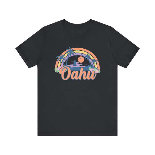 Oahu, Hawaii T-Shirt - Retro Beach Unisex Oahu Shirt