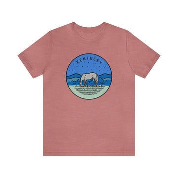Buy heather-mauve Kentucky T-Shirt - Unisex Kentucky Shirt