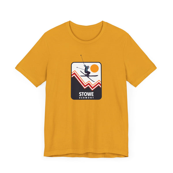 Stowe, Vermont T-Shirt - Snow Ski Jump Unisex Stowe Shirt