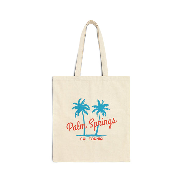 Palm Springs, California, Cotton Canvas Palm Springs Tote Bag