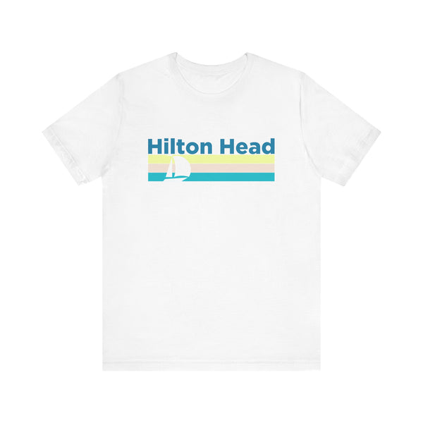 Hilton Head, South Carolina T Shirt - Sailboat Graphic Tee