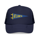 Atlanta, Georgia Pennant Trucker Hat — Retro Flag Foam Cap-1