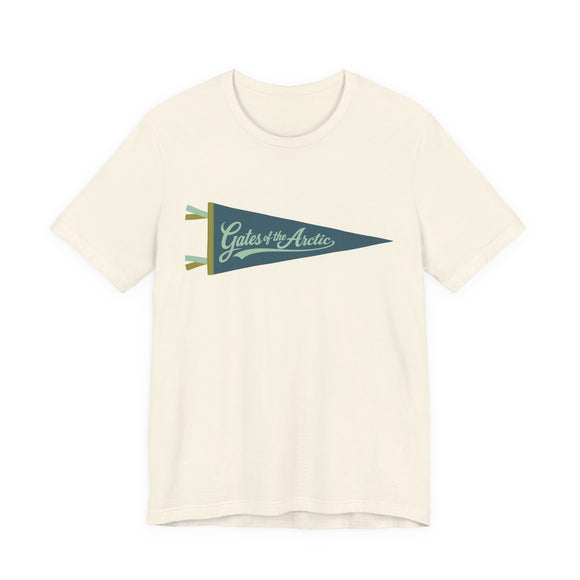 Gates of the Artic National Park Pennant T-Shirt — Vintage Camp Flag Tee