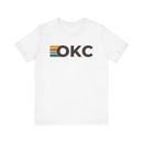 Oklahoma City, Oklahoma tee - OKC t shirt retro stripes-2
