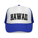 Hawaii Retro Collegiate Style Trucker Hat-5