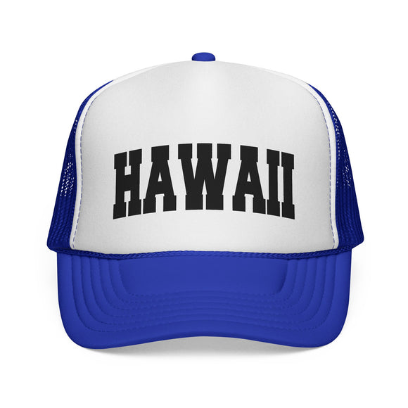 Hawaii Retro Collegiate Style Trucker Hat