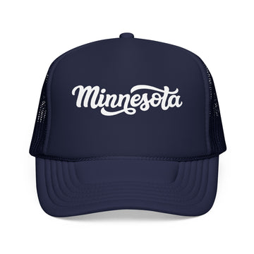 Buy dark-navy Minnesota Trucker Hat - Minnesota Cap