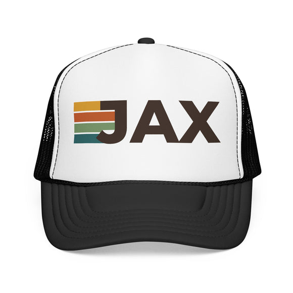Jacksonville, Florida Trucker Hat - JAX Abbr retro cap