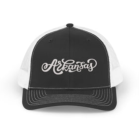 Arkansas Snapback Trucker Cap - Embroidered Arkansas Hat - 0