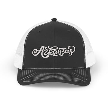 Arkansas Snapback Trucker Cap - Embroidered Arkansas Hat - 0