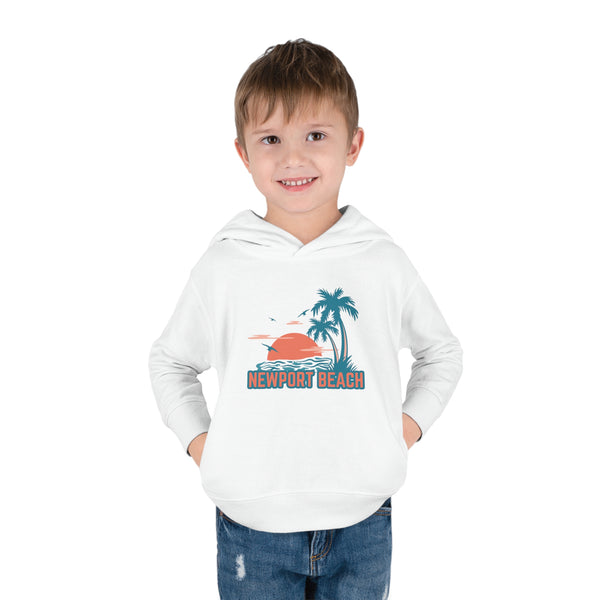 Newport Beach, California Toddler Hoodie - Unisex Newport Beach Toddler Sweatshirt