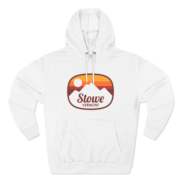 Premium Stowe, Vermont Hoodie - Retro Unisex Stowe Sweatshirt