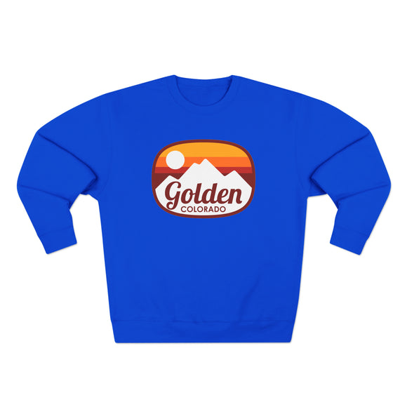 Premium Golden, Colorado Sweatshirt - Retro Unisex Sweatshirt
