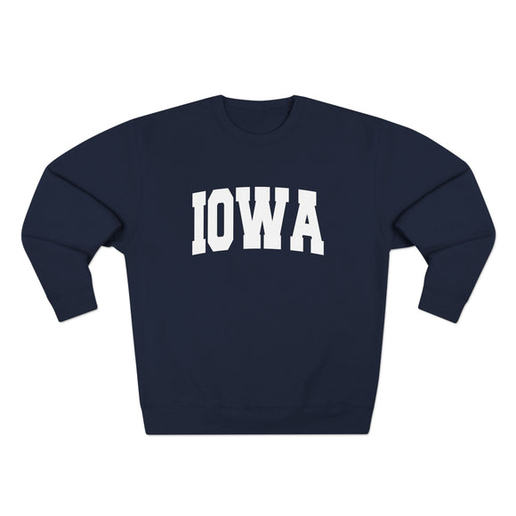 Premium Iowa Retro Graphic Sweatshirt