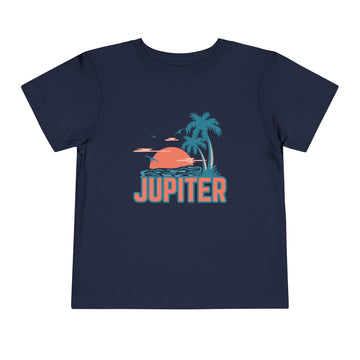 Buy navy Jupiter, Florida Toddler T-Shirt - Retro Palm Tree Toddler Jupiter Shirt