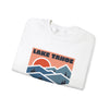 Lake Tahoe, California Sweatshirt Retro Mountains, Lake Tahoe Unisex Graphic Crewneck