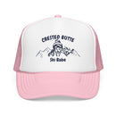 Crested Butte, Colorado Ski Babe Trucker Hat — Foam Mesh Cap-1