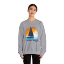Cannon Beach, Oregon Sweatshirt - Sailboat Cannon Beach Crewneck Sweatshirt-13