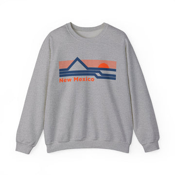 Buy sport-grey New Mexico Retro Sun Sweatshirt