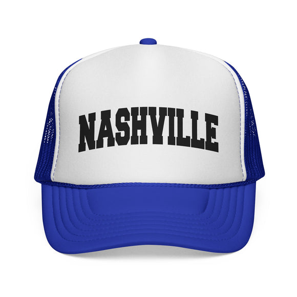 Nashville, Tennessee Collegiate Style Trucker Hat