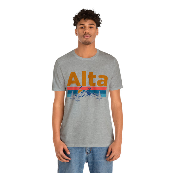Alta, Utah Shirt - Mountain Sunset Unisex Alta T-Shirt