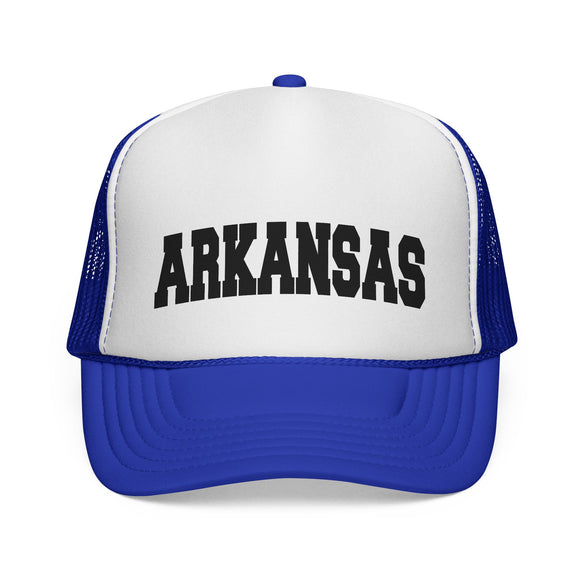 Arkansas Retro Collegiate Style Trucker Hat