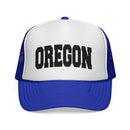 Oregon Retro Collegiate Style Trucker Hat-5