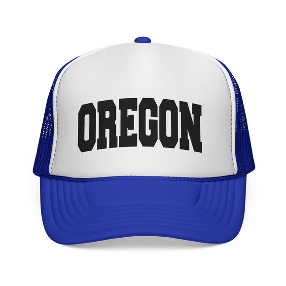 Oregon Retro Collegiate Style Trucker Hat