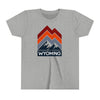 Wyoming Youth Shirt - Retro Mountain Wyoming Kid's T-Shirt