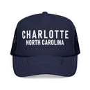 Charlotte, North Carolina Trucker Hat - Foam Charlotte Cap-1