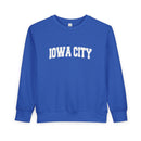 Iowa City, Iowa Toddler Sweatshirt - Iowa City Toddler Crewneck Sweatshirt-2